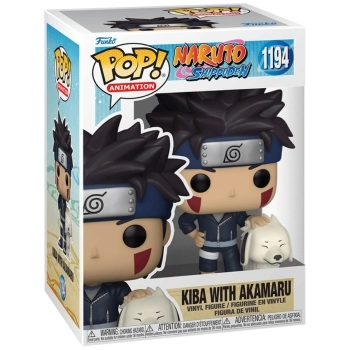 naruto shippuden - kiba with akamaru - funko pop 1194