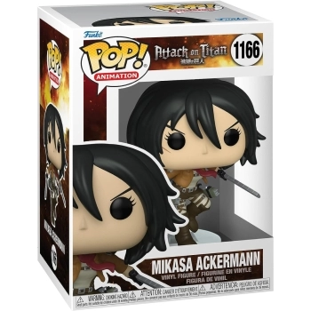 attack on titan - mikasa ackermann 9cm - funko pop 1166