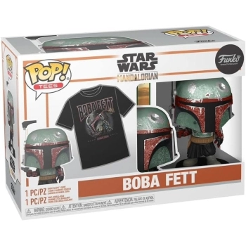 star wars - maglia boba fett - taglia m - boba fett - funko pop 642