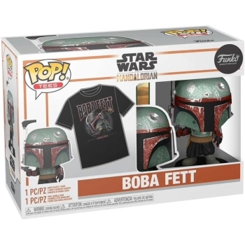 star wars: the mandalorian - funko pop e t-shirt - taglia l
