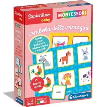 montessori baby - tombola delle immagini
