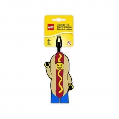 lego bag tag hot dog