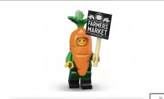 71037-10 - minifigure serie 24 - carota mascotte