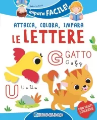 le lettere dell'alfabeto. con adesivi. ediz. a colori