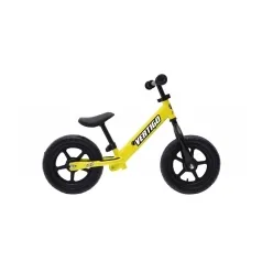 vertigo - bici pedagogica senza pedali - colore giallo