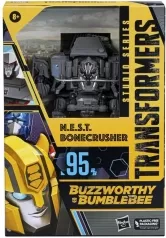 trasformers: dark of the moon buzzworthy bumblebee - n.e.s.t. bonecrusher - action figure 16cm
