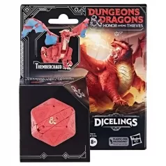 d&d - dungeons and dragons: honor among thieves - dicelings - themberchaud drago rosso
