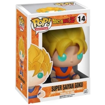 dragon ball z - super saiyan goku 9cm - funko pop 14