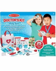 kit gioco del dottore - 25 strumenti e card per curare i pazienti
