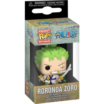 one piece - roronoa zoro 4cm - pocket pop keychain portachiavi