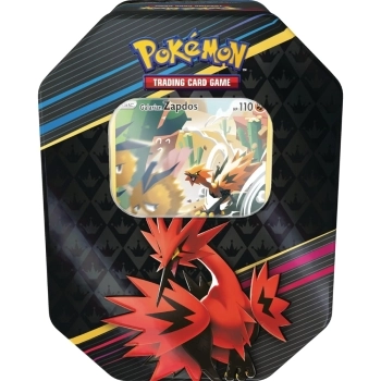 pokemon gcc - spada e scudo zenit regale - tin da collezione zapdos (ita)