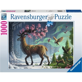 cervo in primavera - puzzle 1000 pezzi