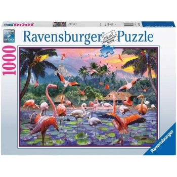 fenicotteri rosa - puzzle 1000 pezzi