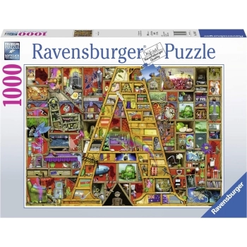 awesome alphabet a - puzzle 1000 pezzi