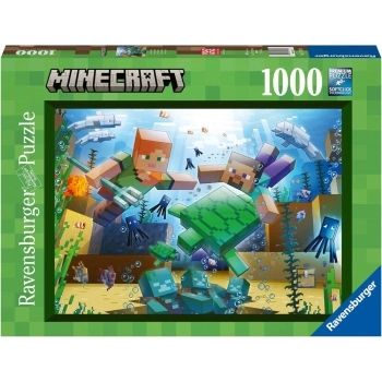 minecraft mosaic - puzzle 1000 pezzi
