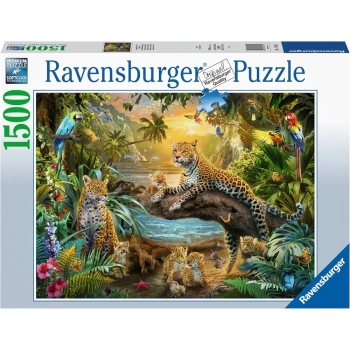 leopardi nella giungla - puzzle 1500 pezzi