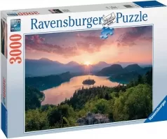 lago di bled, slovenia - puzzle 3000 pezzi