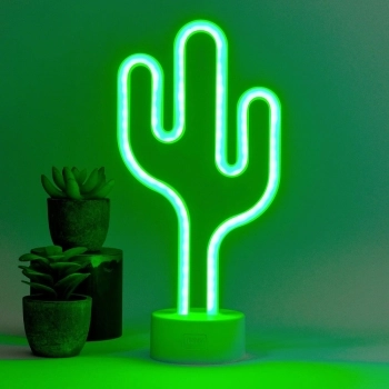 lampada led a effetto neon - it's a sign - cactus