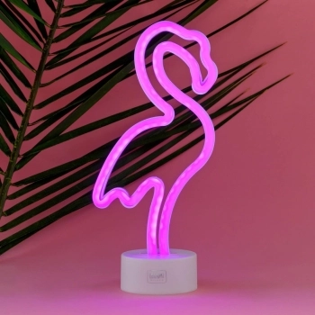 lampada led a effetto neon - it's a sign - flamingo