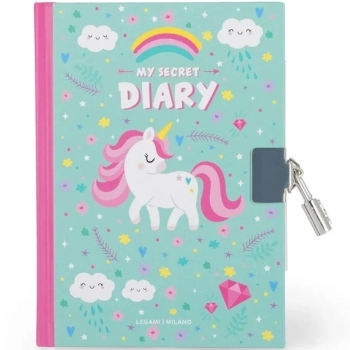 diario segreto con lucchetto - my secret diary - unicorn
