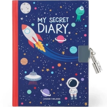 diario segreto con lucchetto - my secret diary - space
