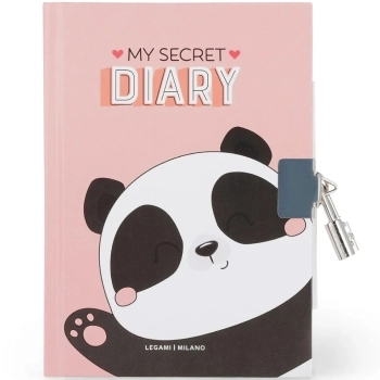 diario segreto con lucchetto - my secret diary - panda