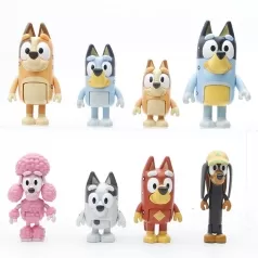 bluey playset 4 personaggi - assortimento