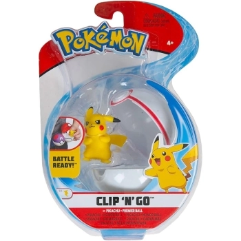 pokemon clip n go wave 3 - pikachu #2 & premier ball