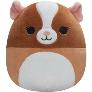 squishmallows - garret brown & white guinea pig - peluche 20cm