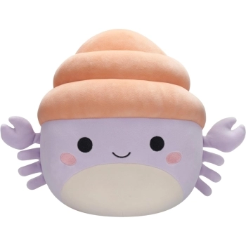 squishmallows - arco il granchio eremita viola - peluche 30cm