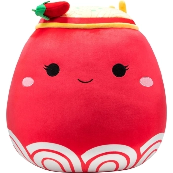 squishmallows - odion red fire noodles - peluche 40cm