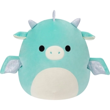 squishmallows - miles the teal dragon - peluche 40cm