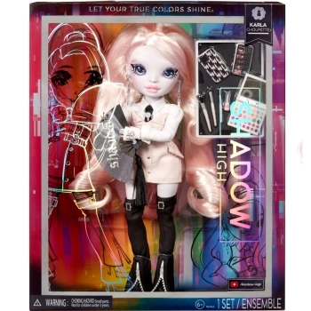 rainbow high - shadow high - karla choupette (pink) - s23 fashion high doll