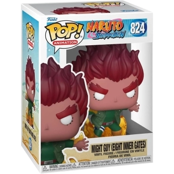 naruto shippuden - might guy (eight inner gates) 9cm - funko pop 824