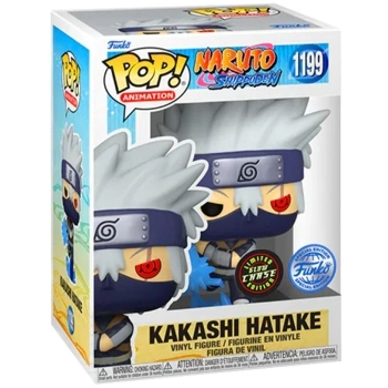 naruto shippuden - kakashi hatake 9cm - funko pop 1199 glow chase limited edition