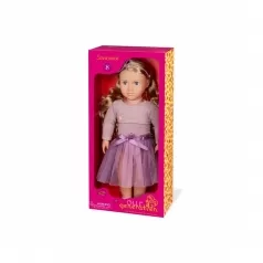 our generation doll - savannah con tutu viola - bambola 46cm