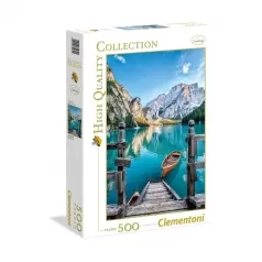 braies lake - puzzle 500 pezzi high quality collection