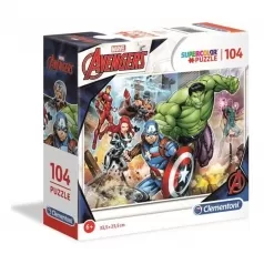 avengers - super color puzzle - puzzle 104 pezzi