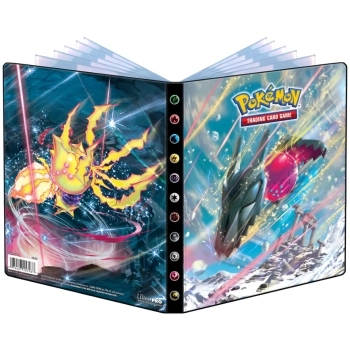 pokemon gcc - portfolio 4 tasche per 40/80 carte standard e 4 oversize - spada e scudo