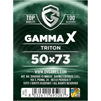 gamma x triton - 50×73 - confezione 100 bustine protettive