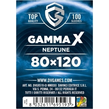 gamma x neptune - 80×120 - confezione 100 bustine protettive