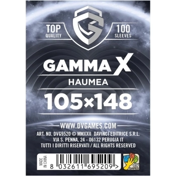 gamma x haumea - 105×148 - confezione 100 bustine protettive