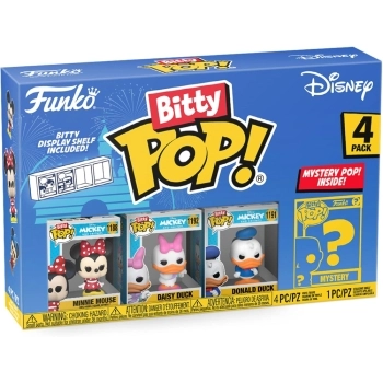 disney - minnie 4 pack 3cm serie 2 - funko pop bitty