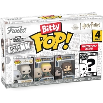 harry potter - voldemort 4 pack 3cm serie 1 - funko pop bitty