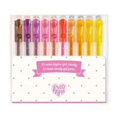 lovely paper - 10 mini penne gel