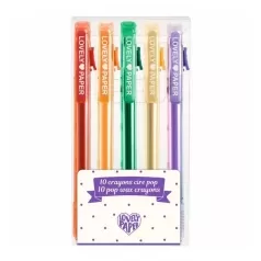 lovely paper - 5 pastelli a cera