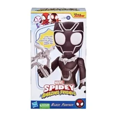 marvel spidey e i suoi fantastici amici - black panther mega 25cm