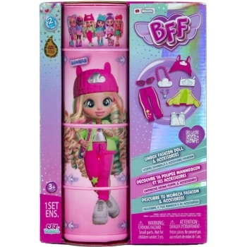bff by cry babies - serie 2 - hannah - bambola 20cm