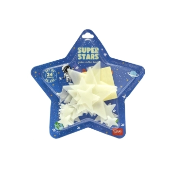 super stars - stelle fosforescenti adesive