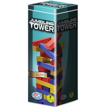 jumbling tower a colori in legno